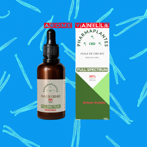 Huile Full Spectrum bio 30% - Aromatisé Vanille